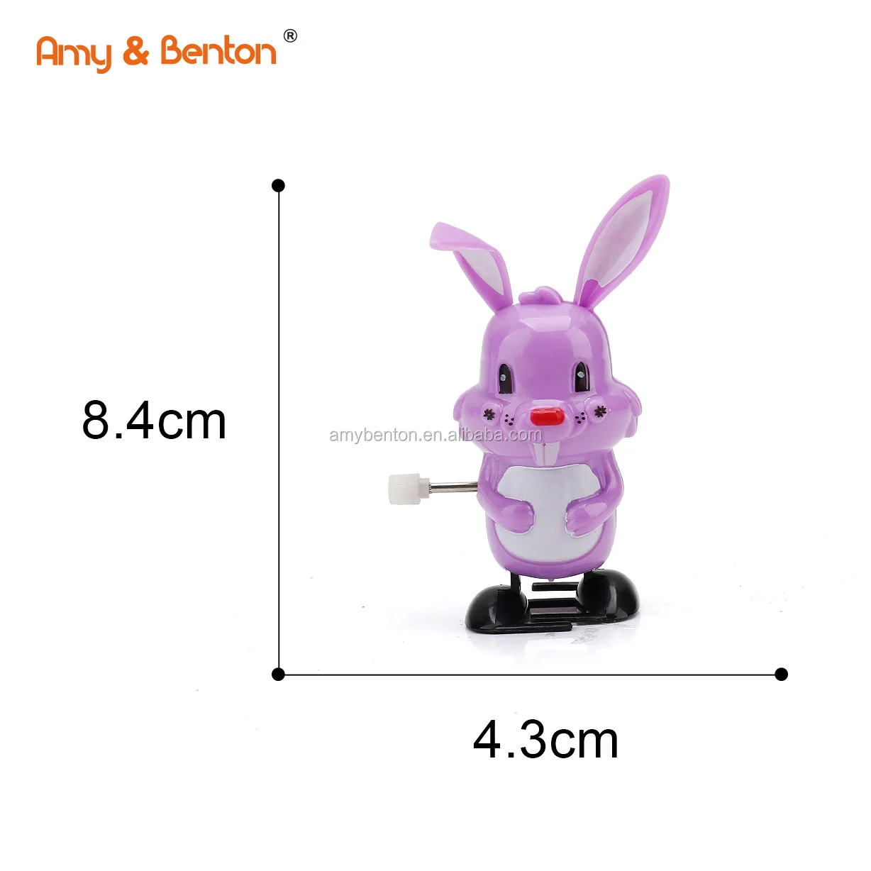 2022 Happy Easter Cute Easter bunny rabbit Wind-up Toys small wind up toys For Easter Party Decoration