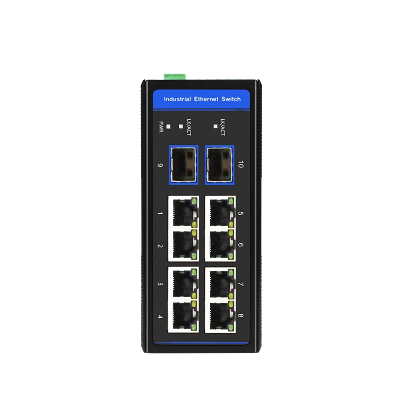 Промышленный POE коммутатор Sailsky SY3408M с 8 портами Gigabit и быстрым