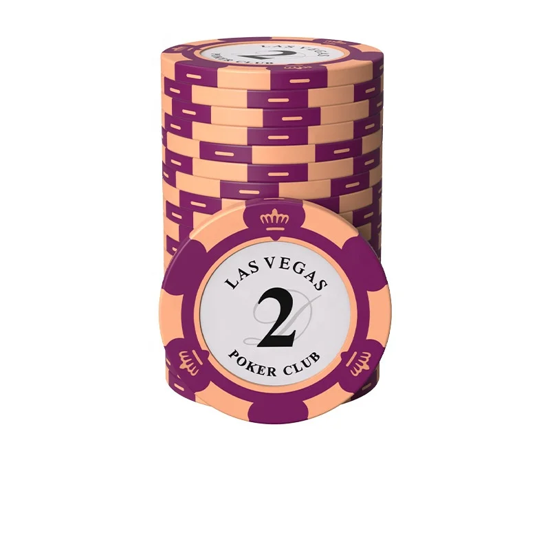 Colorful custom printed cheap poker chip crown high quality 14gram clay casino poker chips Chips Set for Card Board Game