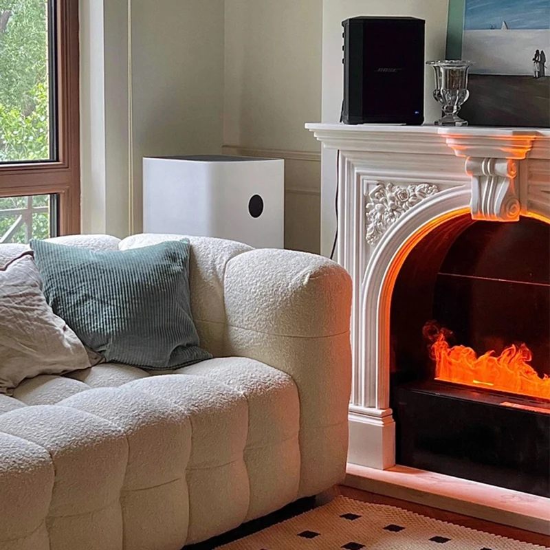 Atomizing Fireplace Intelligent Humidifier 700 MM Modern Decoration Embedded  3d Simulation Fire Steam Flame Home