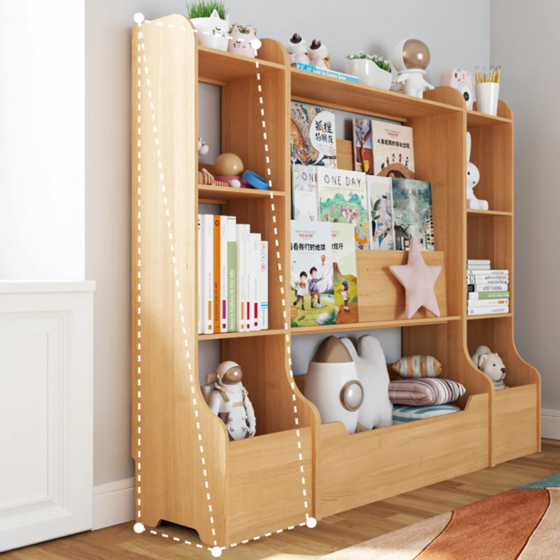 Kids Bookshelf Magazine Shelf Rack Organiser Bookcase Display