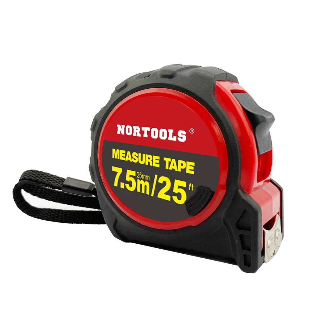 25ft/7.5m Magnetic Hook Self-Locking Measuring Tape