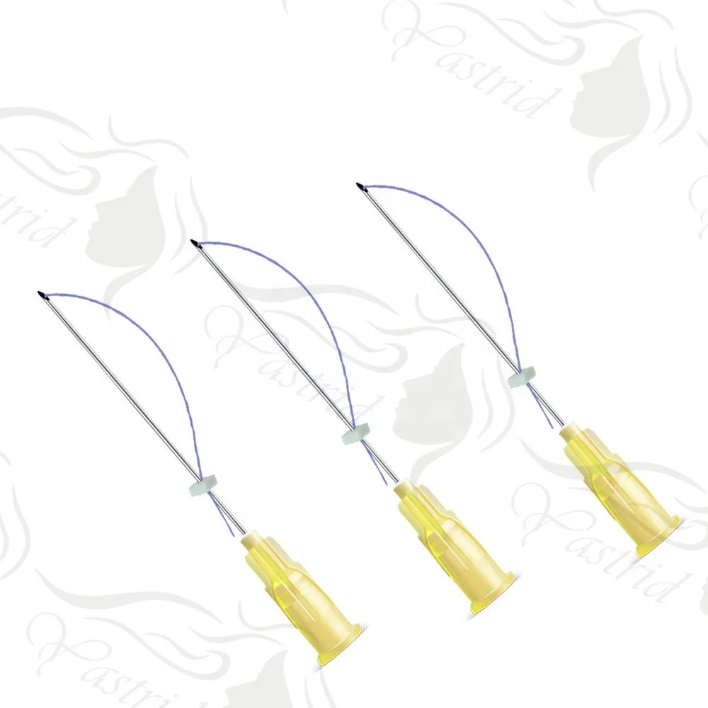 High quality yastrid pdo threads lifting smooth mono 25g 120mm with needle type