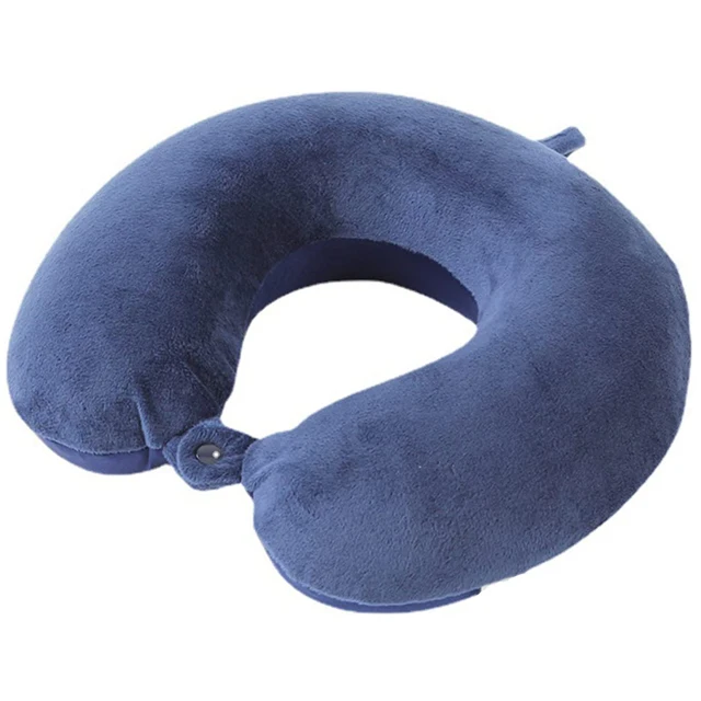 Cheap wholesale airplane memory foam travel pillow neck support pillow