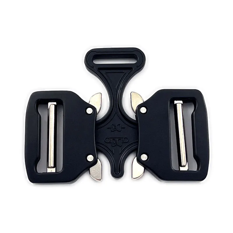 Vest Collar Zinc Alloy Rope Strap 3 Point 3 Way Side  Tactical Metal Buckle Quick Release Clip