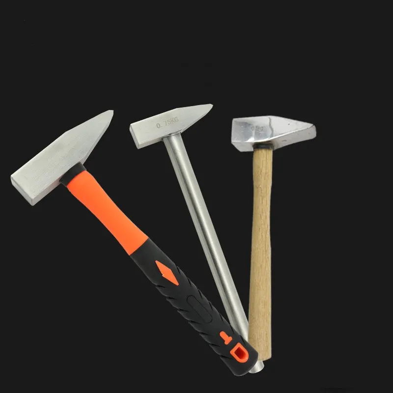 stainless steel engineer hammer 0.4kg  0.5kg 0.75kg non magnetic Mechanics hammers