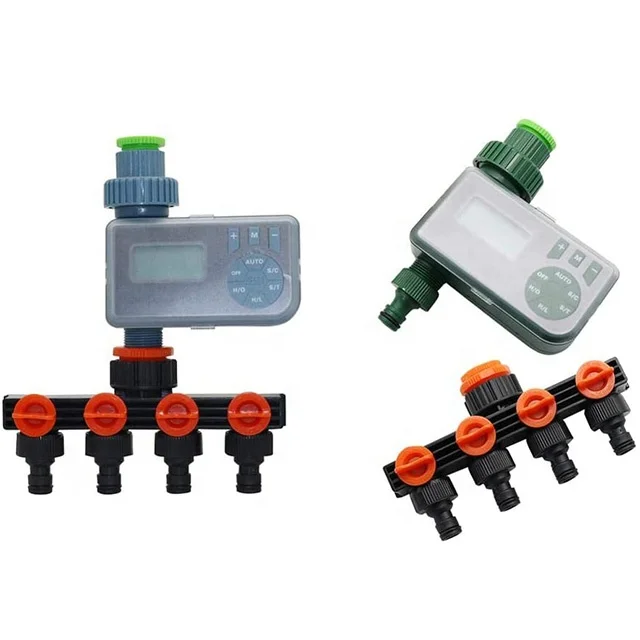 Smart Electronic Auto LCD Display Water Timer Digital Irrigation Sensor Controller with Connector