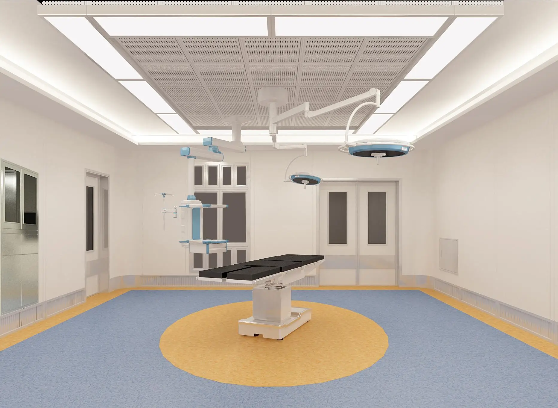 Medical equipment 5 functions electric ICU bed 4 motor medical bed