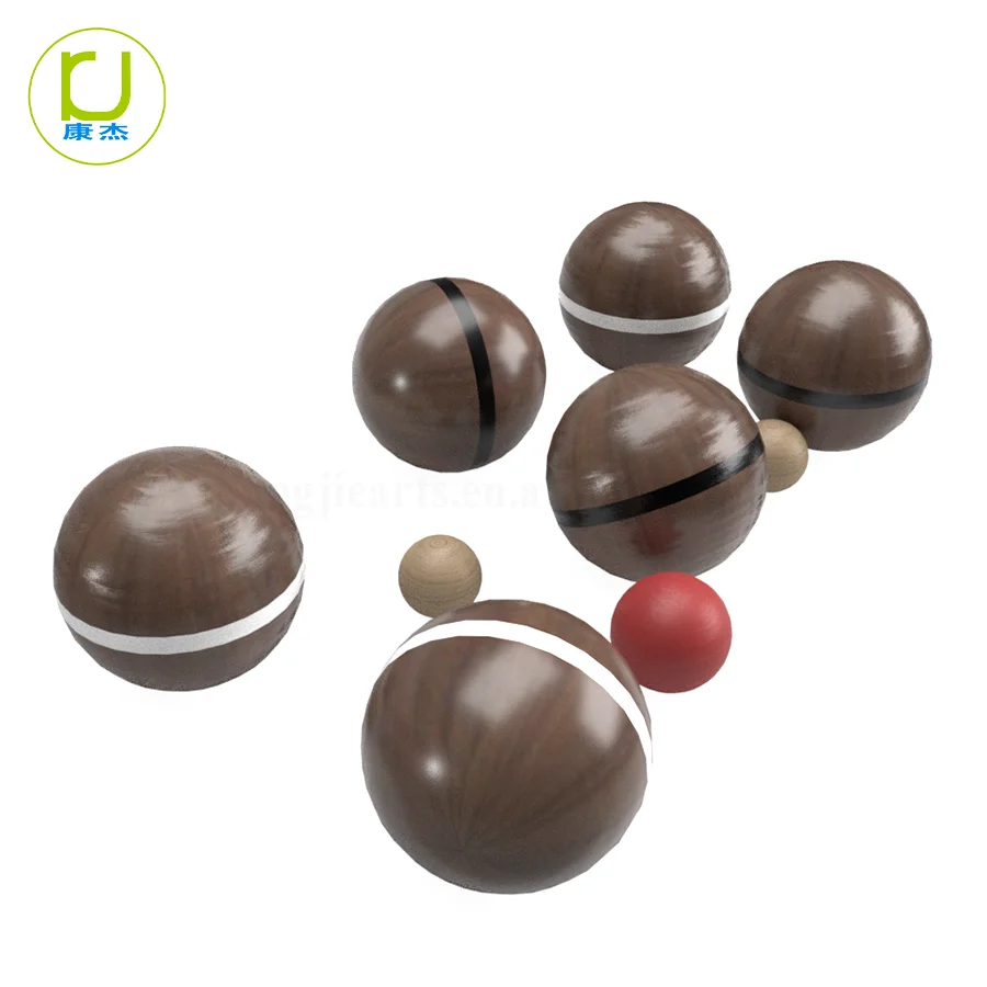 Black and White Monochrome Screen Printing Throwing Game Set Bocce Ball for Kids and Adults