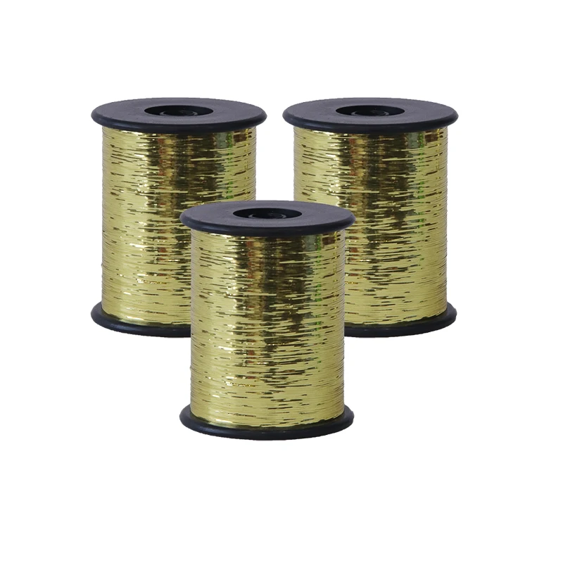 M Type Embroidery Lurex Thread Gold Metallic Silver Yarn M Type Metallic Yarn Yarn For Knitting