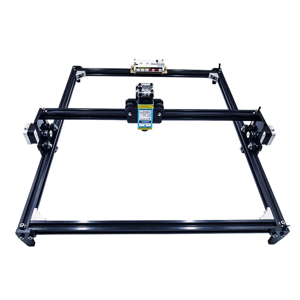 Mini Laser Engraving and Cutting Machine Mobile Screen Protector Gold Tempered Glass Mark 4030 Small Business Leather White Blue