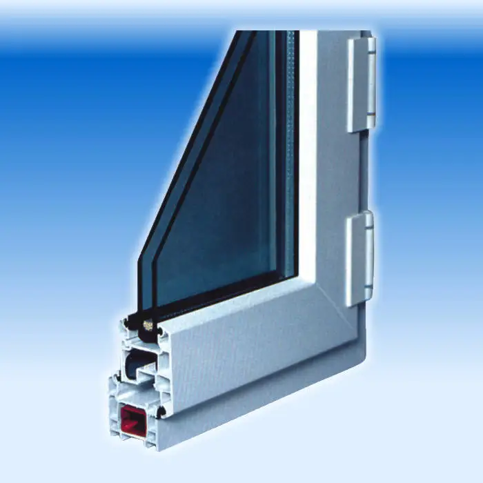 Factory directly supply uPVC casement window outward open (interior view)