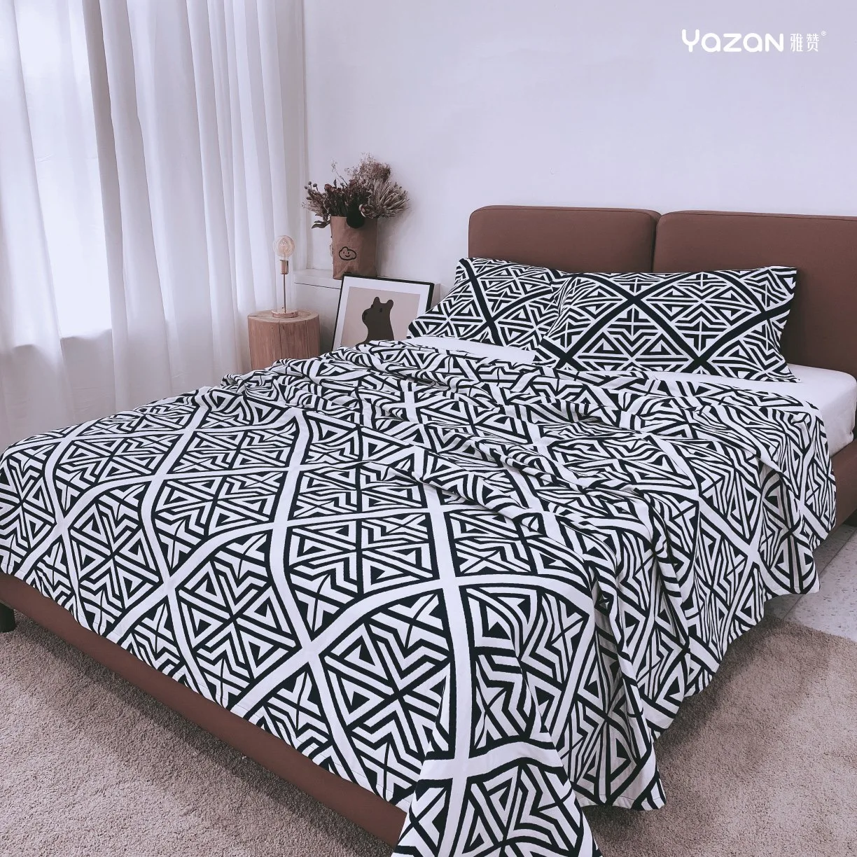 Luxury embroidery 100% cotton bedding sets solid color designs bed sheet set hotel use comforter set