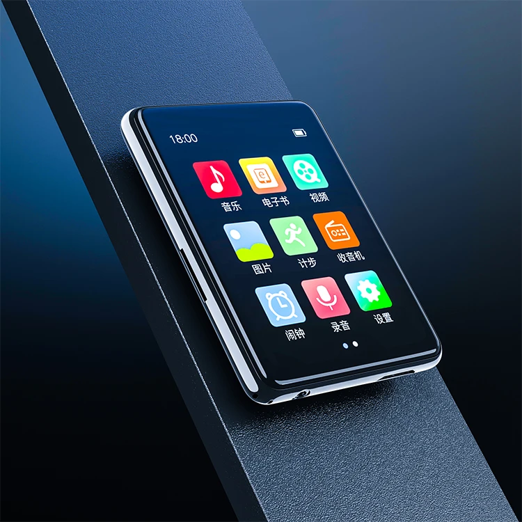 High Quality Ruizu M4 Touch Button Music Mp3 HD Screen Voice Recorder E-book Reading Mp3 Player Lyrics Display