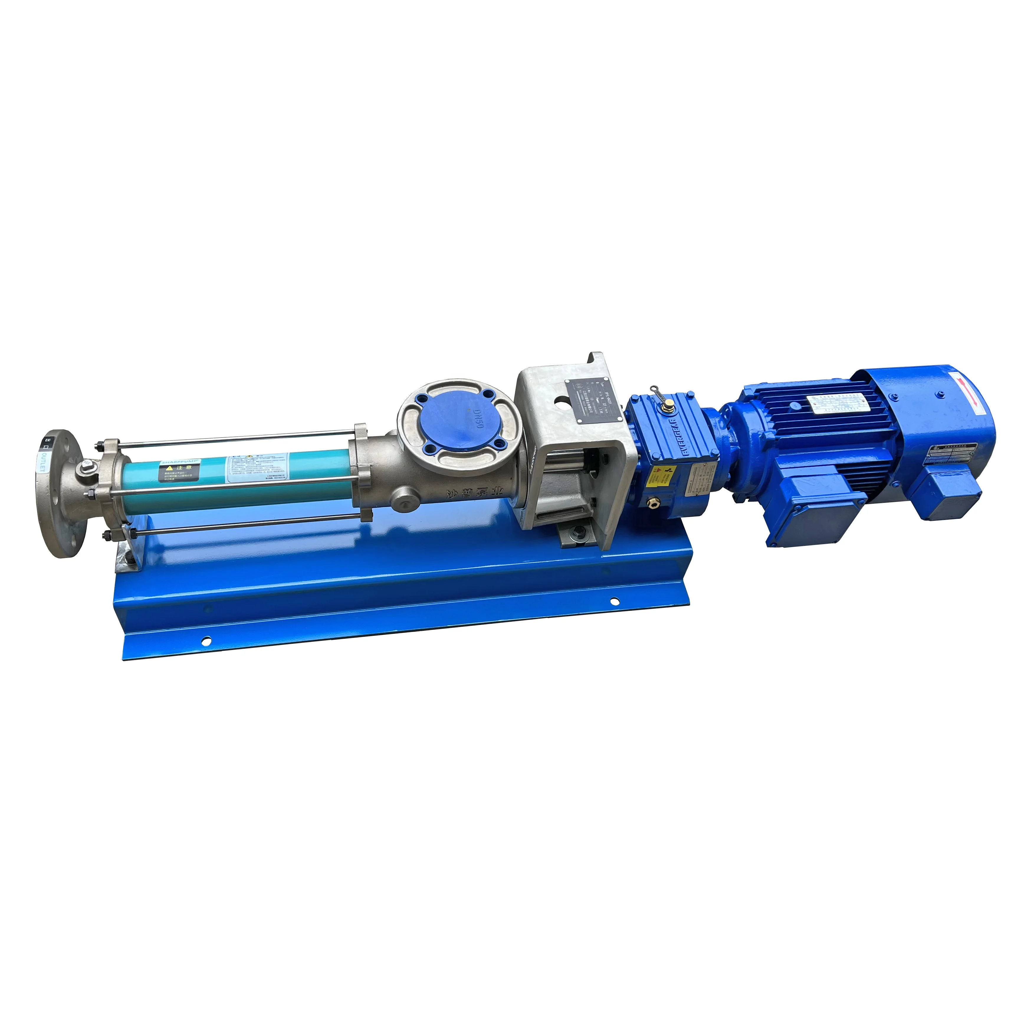 manufacturing company direct supply netzsch type NM045 rotor stator progressing cavity screw sewage/slurry/sludge/mud pump