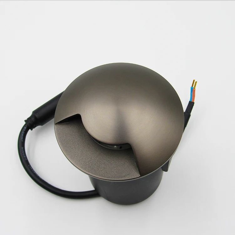 IP67  decking waterproof DC12V garden outside inground Graphite Brass Recessed Underground Lights