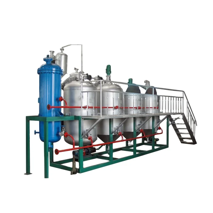 Cheap price small crude palm oil (cpo) refinery machine