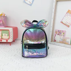 Wholesale Popular Children Lovely Backpack Student Girls Outdoor School Bag Sports Backpacks With Bowknot