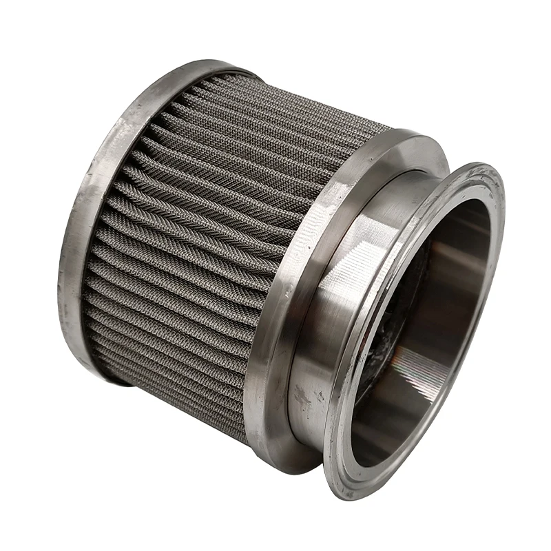 stainless steel folding Filter Cartridge  pleated metal mesh filter Factory wholesale  Metal Pleated Filter