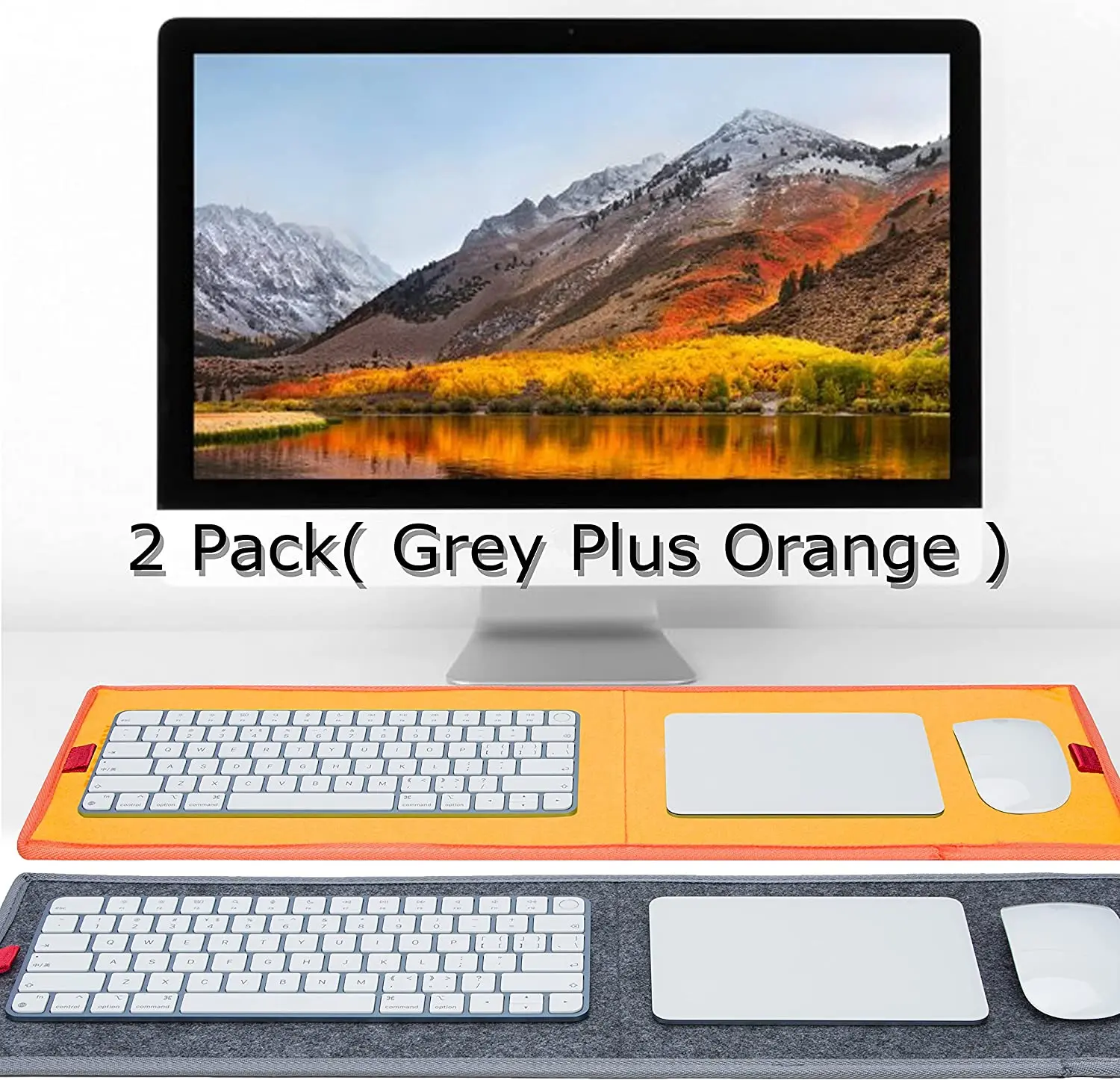 Cute Double-sided Felt Keyboard Mat Pad for Mouse Mice Office