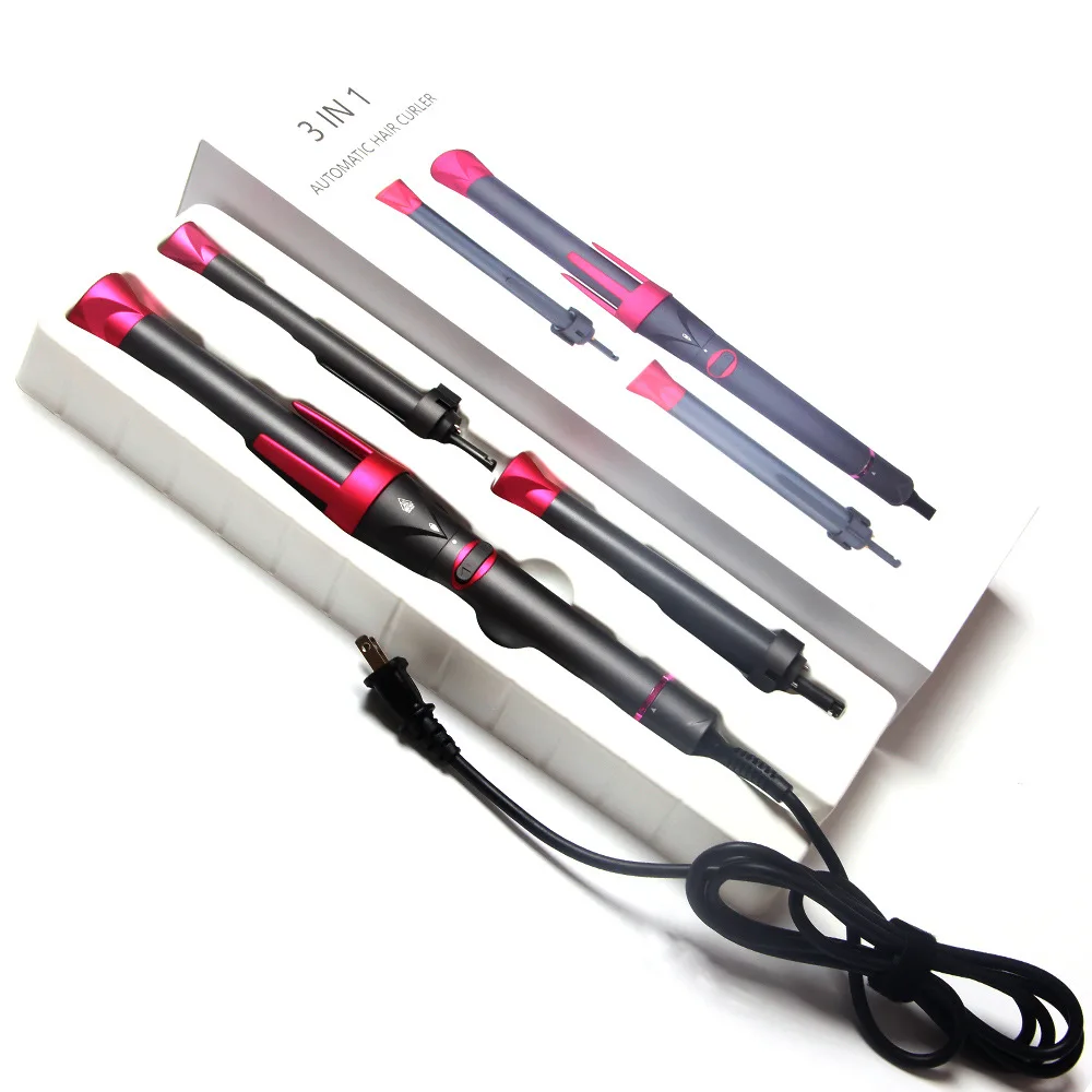 Automatic curling iron, lazy curling iron, wave electric rotation with three sticks