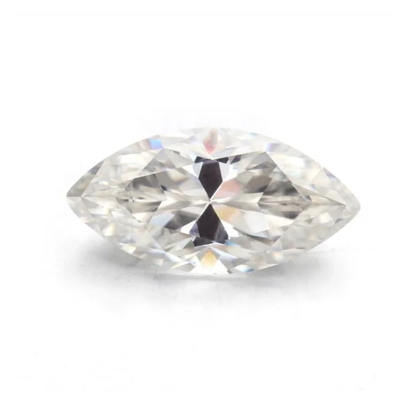 HMOIS GH color Cut VVS1 оптовая цена от производителя white marquise cut lab, Выращенный Муассанит, драгоценные камни, бриллианты