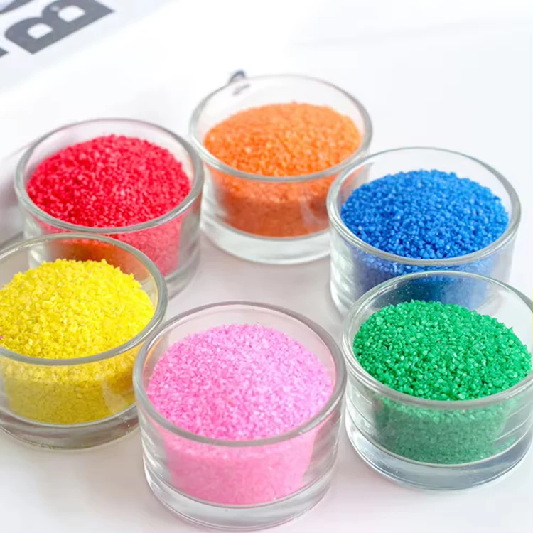 Customized colored pure plant based pearl sand-wax-candle natural artistic fine organic palm sand wax for making powder candles