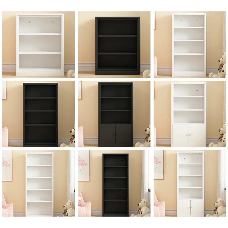High quality Steel Open Filing Cabinet Office Bookshelf No Door Storage Cabinet