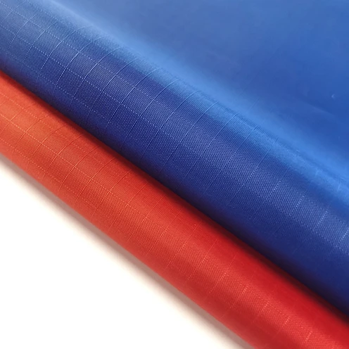 Factory supply lightweight ripstop waterproof oxford polyester 210T taffeta fabric for bags raincoat