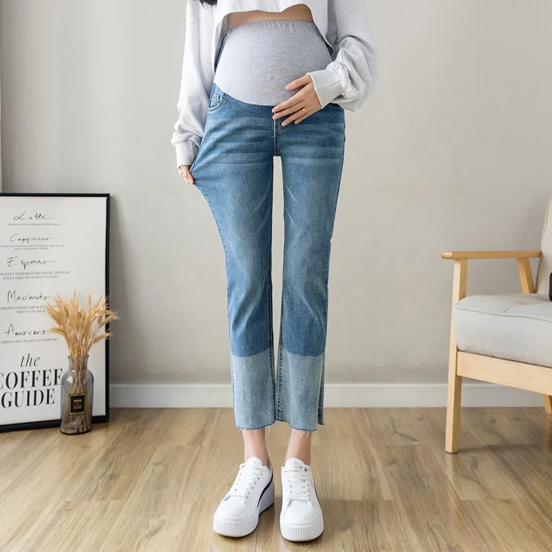 Cheap Wholesale Women Maternity Pregnant Jeans Skinny Leggings Pants