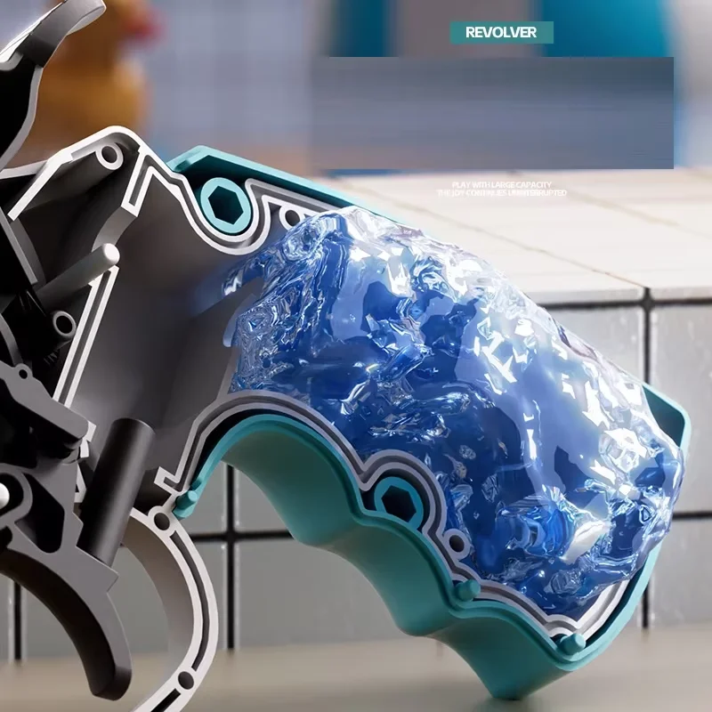 Water gun toy revolver Internet celebrity toy boy play handsome artifact Glock mechanical linkage water spray handheld toy gun