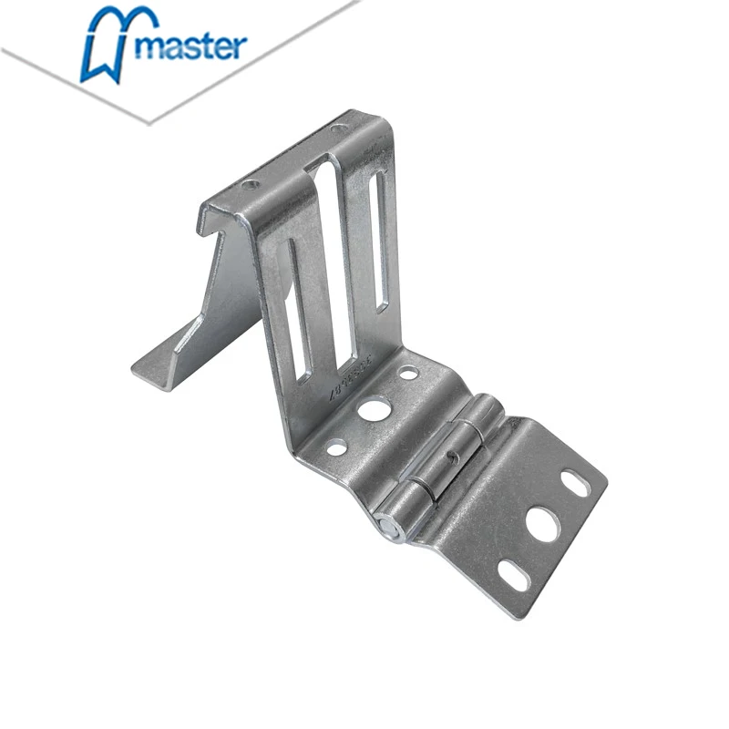 Sectional garage door hinges