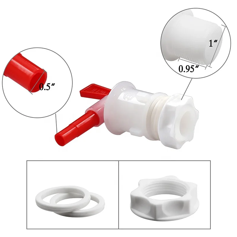 Plastic Bottling Bucket Plastic Beer Drink Faucet Tap