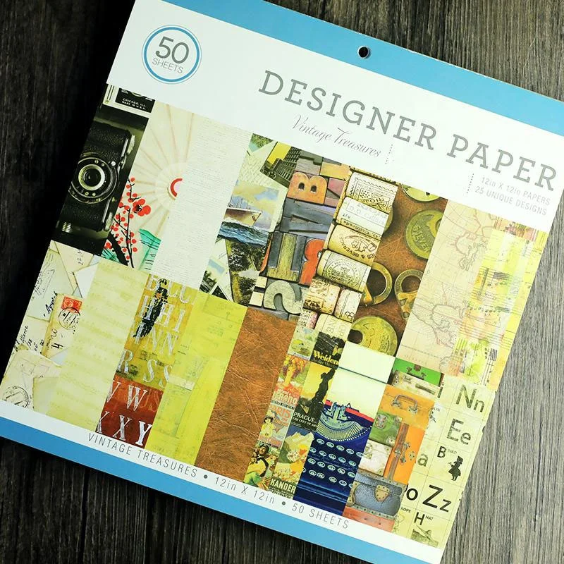 12IN  paper pad for scrapbook album