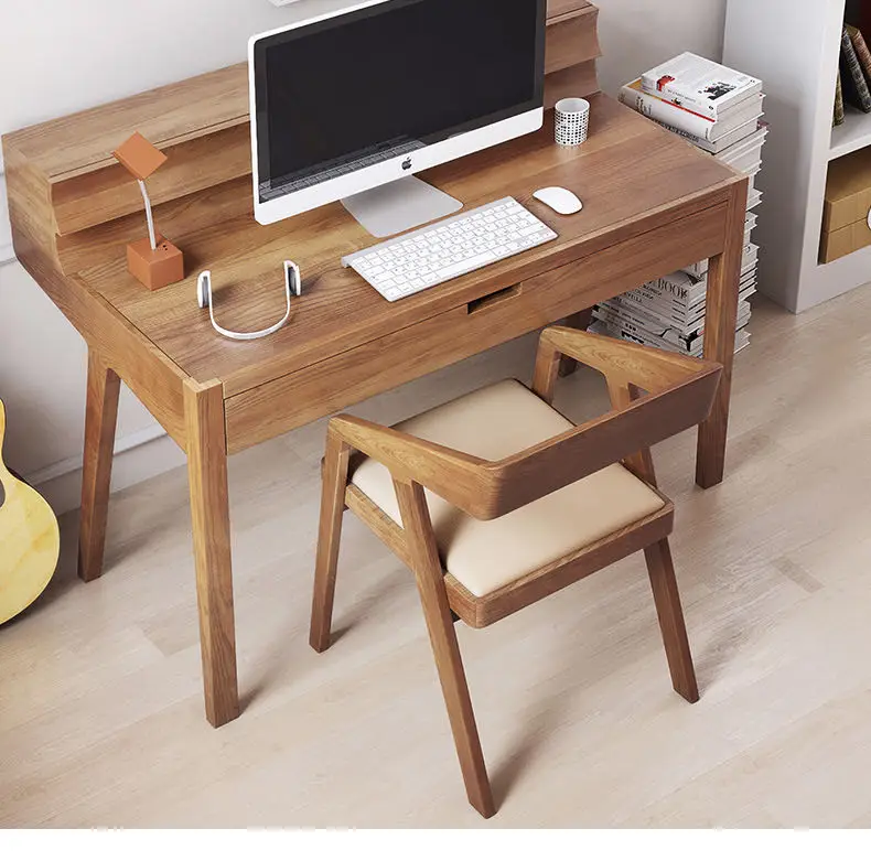 Modern hot selling Wholesale solid wood frame Leather fabric seat strong backrest Dining chair restaurant chair