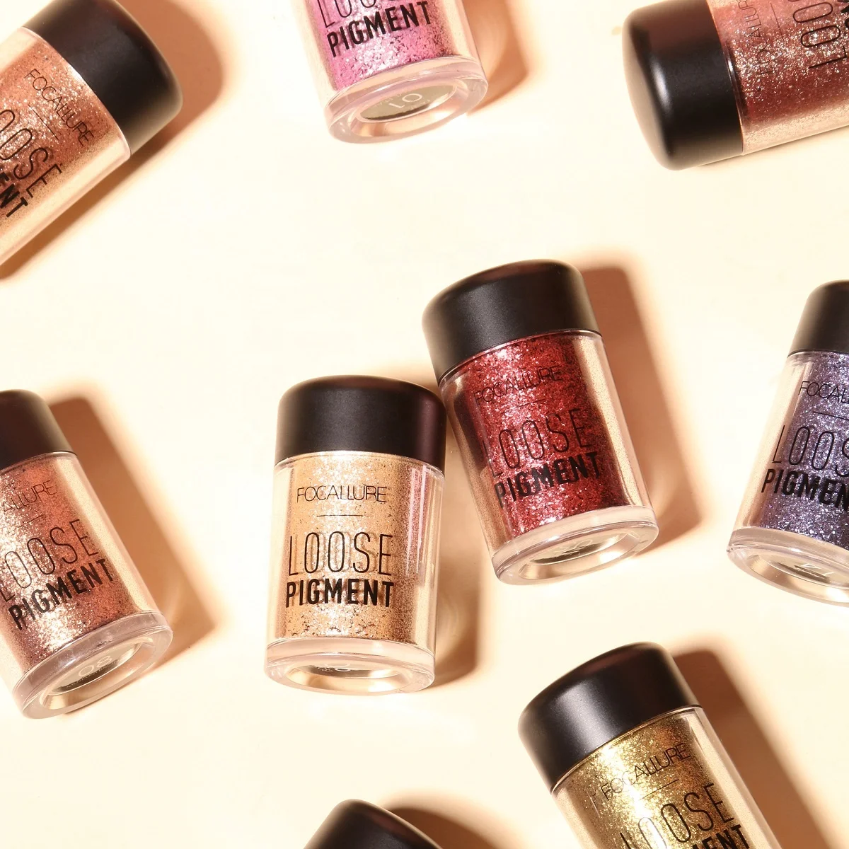 FOCALLURE FA37 Makeup Powder Pigment Glossy Eye Shadow Shimmer Eyeshadow Pigment