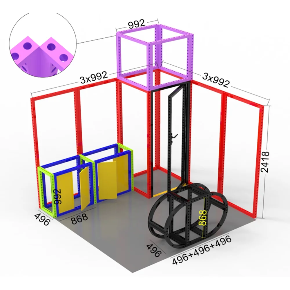 3X3 Exhibition Booth Miouzik Customized Chinese Exhibits Fairs Custom Made  Other Trade Show Equipment
