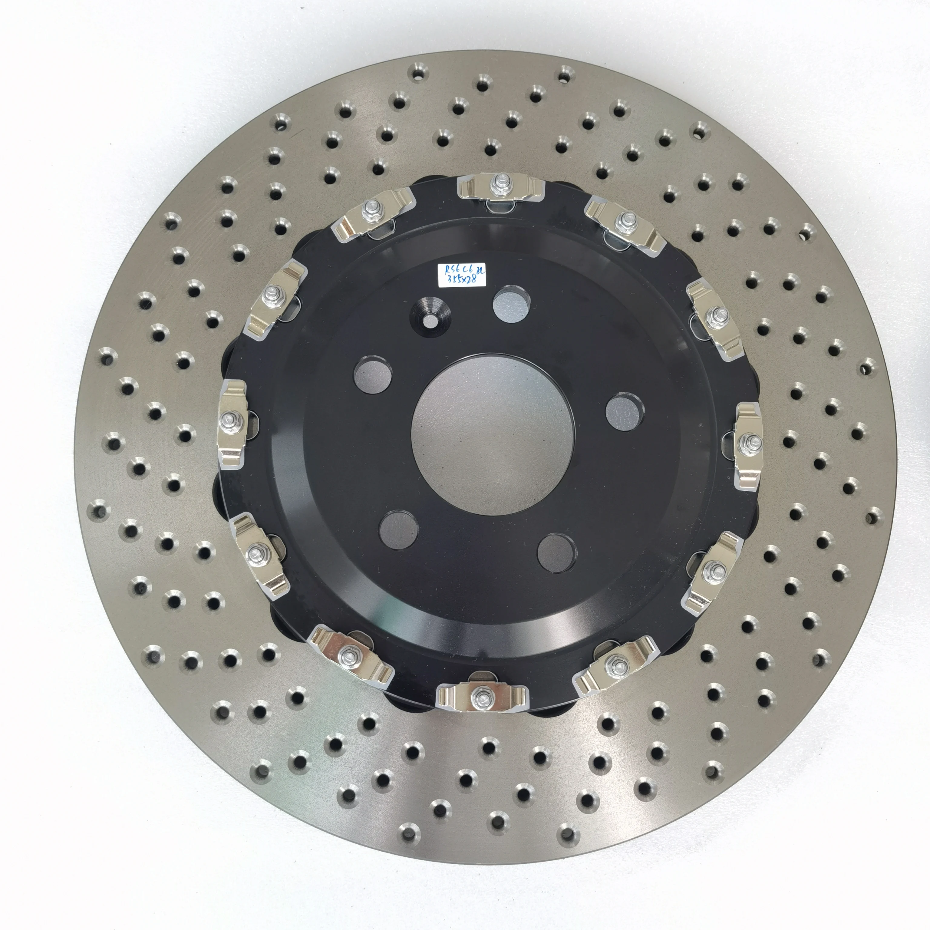 Jekit Car Brake Disc 355*28mm D60 Center Cap Floating For RS6 C6 2011