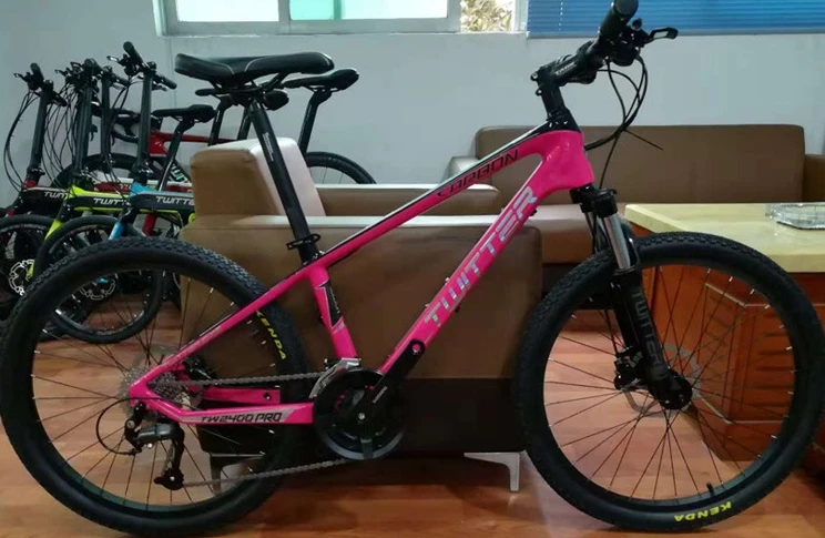popular carbon fiber 24' children MTB frame super light frame for girls and ladies BMX frame