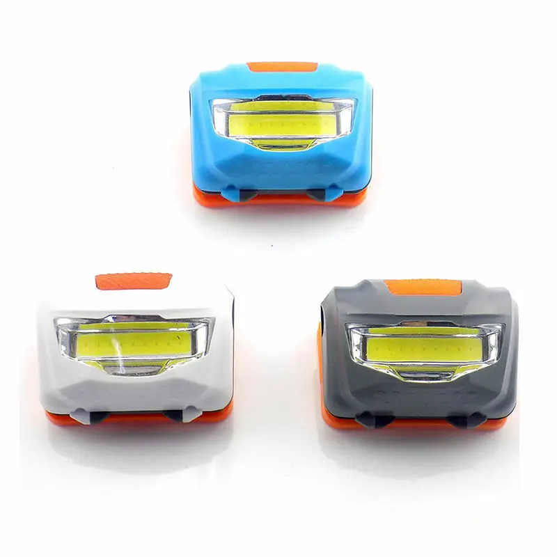 Powerful 3W LED Headlamp AAA Battery Powered 120Lumens COB LED Headlamp for Hunting camping
