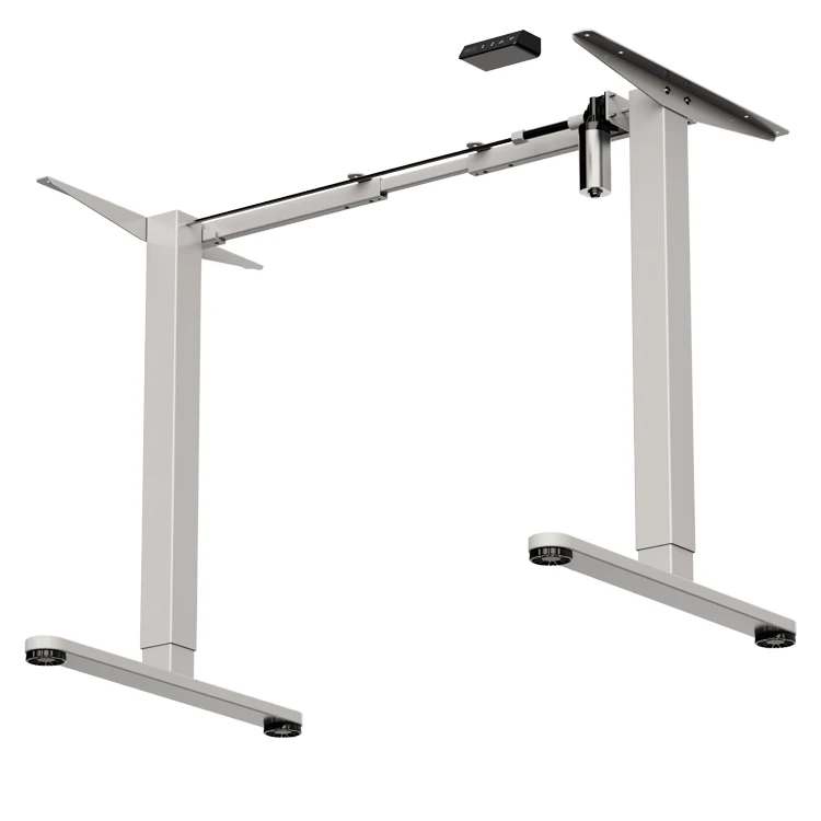 Standing Desk Frame Electric Table Metal Frame Ergonomic 28 to 46 Inch Height Adjustable Steel Table Base 20x40 Inch Table Top