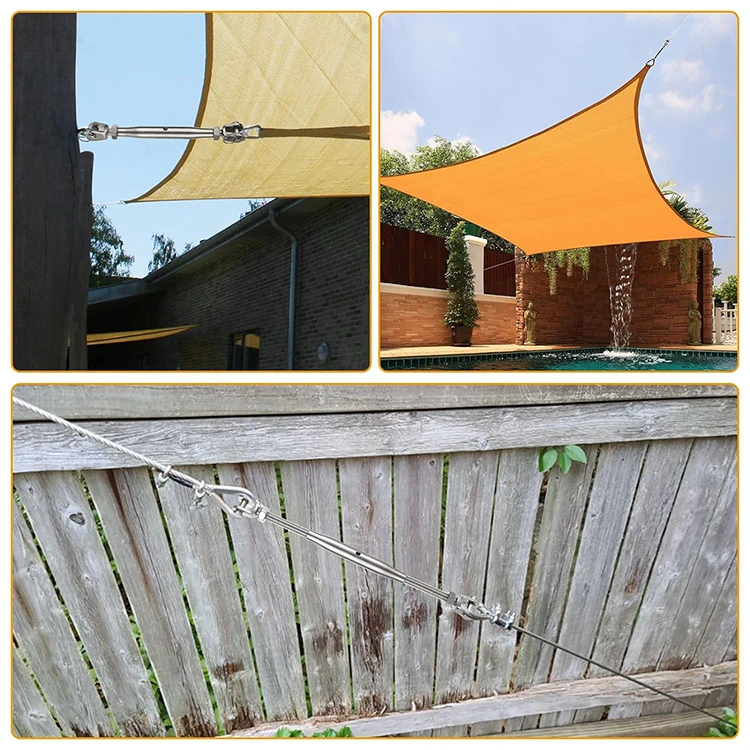 stainless steel closed body turnbuckle jaw and swage terminal