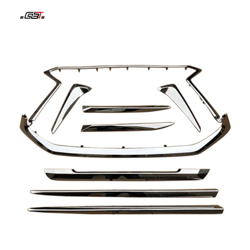 GBT side body molding chrome trims and grille chrome year 2008-2016 car accessories For LEXUS 570 LX570 model