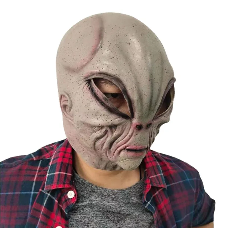 UFO Halloween mask,Halloween young party masks,white face Halloween mask Halloween scary clown masks ghost face mask Halloween