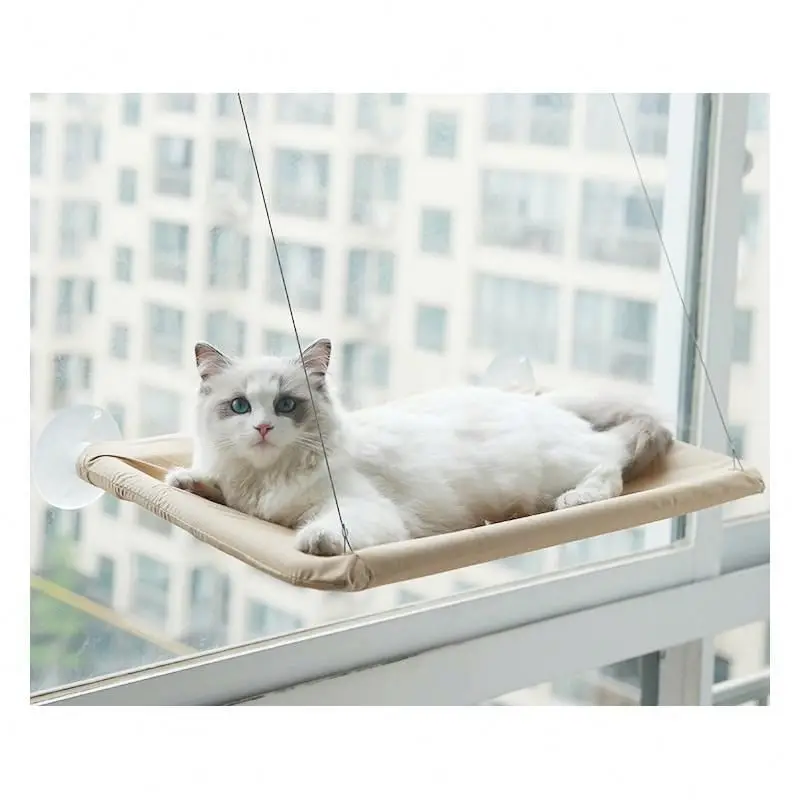 GP Safety Suction Cups Space Saving Cat Seat Window Mounted Bed Cat Perch Window Hammock