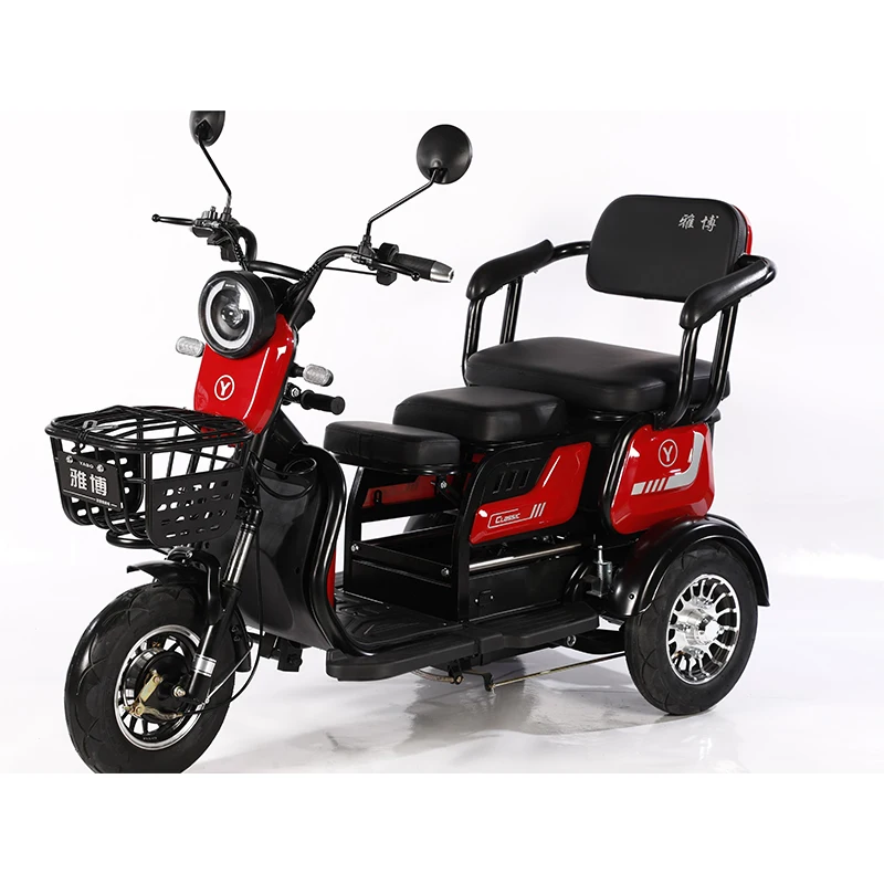 EEC COC Electric Car Scooter 4 wheel mobility Electric Mini Scooter tricycle Car 3 Seat