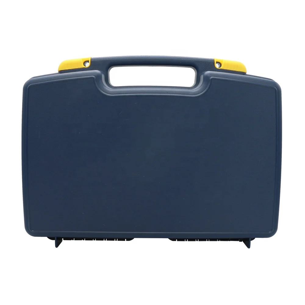 Power supply hot sale simple easy carrying plastic briefcase with foam and lock