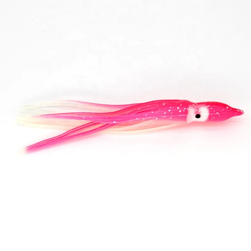 KY Sea Fishing Luminous Squid Soft Baits Squid Rubber Skirt Fishing Bait Soft Lure Artificial Bait Artificial Fishing Lures