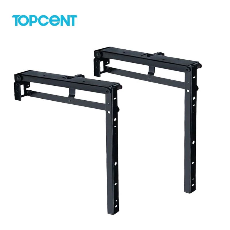 TOPCENT Saving Space Iron Invisible Shelf Folding Mechanism Accessories For Shoe Cabinet Chair Porch Stool