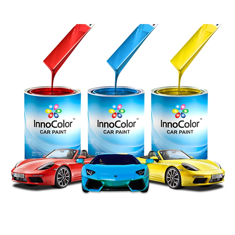 Car Refinish Spray Paint Metal Automotive Supply 2K 1K Acrylic Auto Base Paints